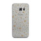 Silver Gold Stars Samsung Galaxy S6 Edge Case