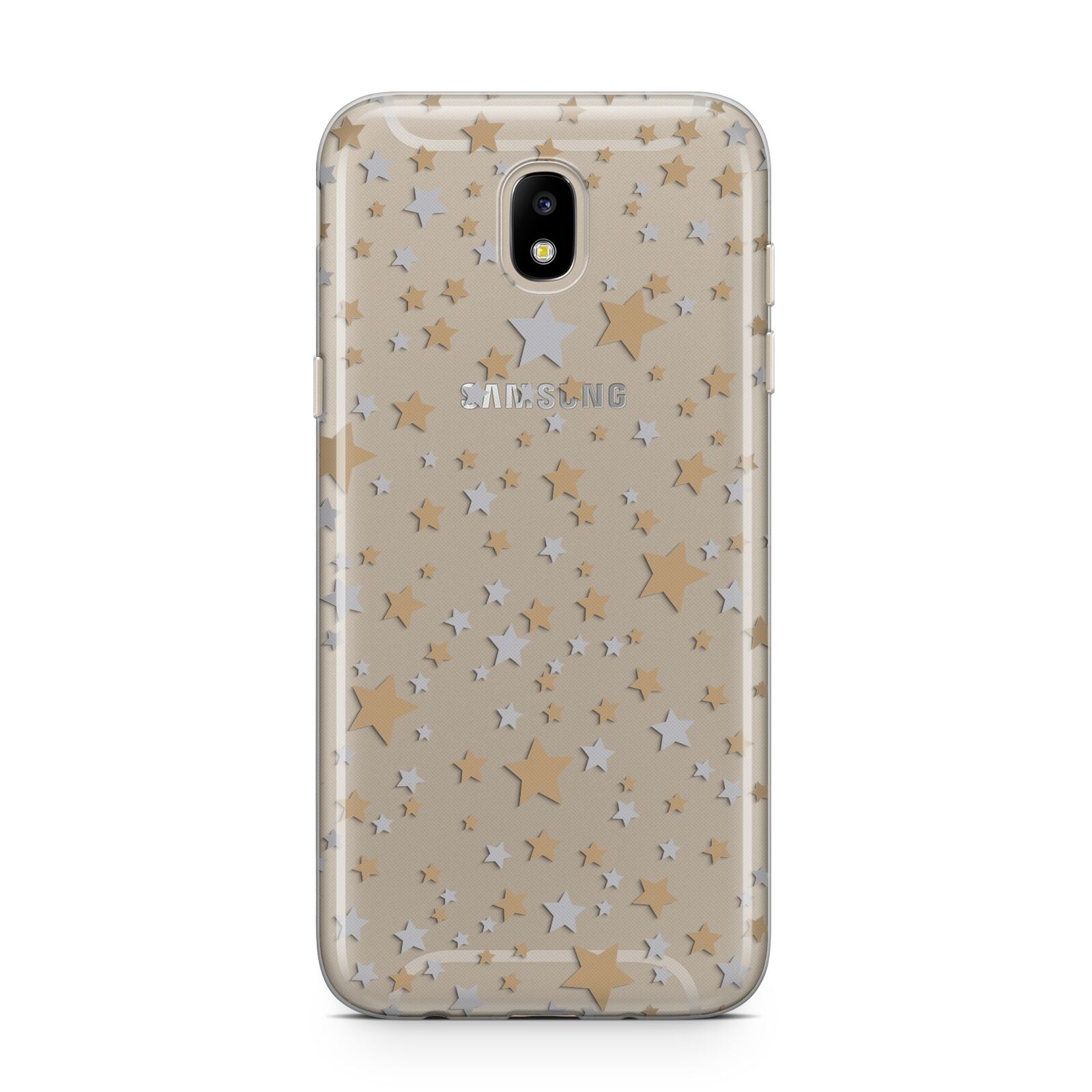 Silver Gold Stars Samsung J5 2017 Case