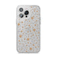 Silver Gold Stars iPhone 14 Pro Max Glitter Tough Case Silver