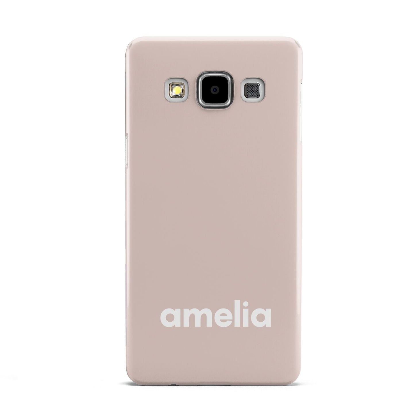 Simple Blush Pink with Name Samsung Galaxy A5 Case