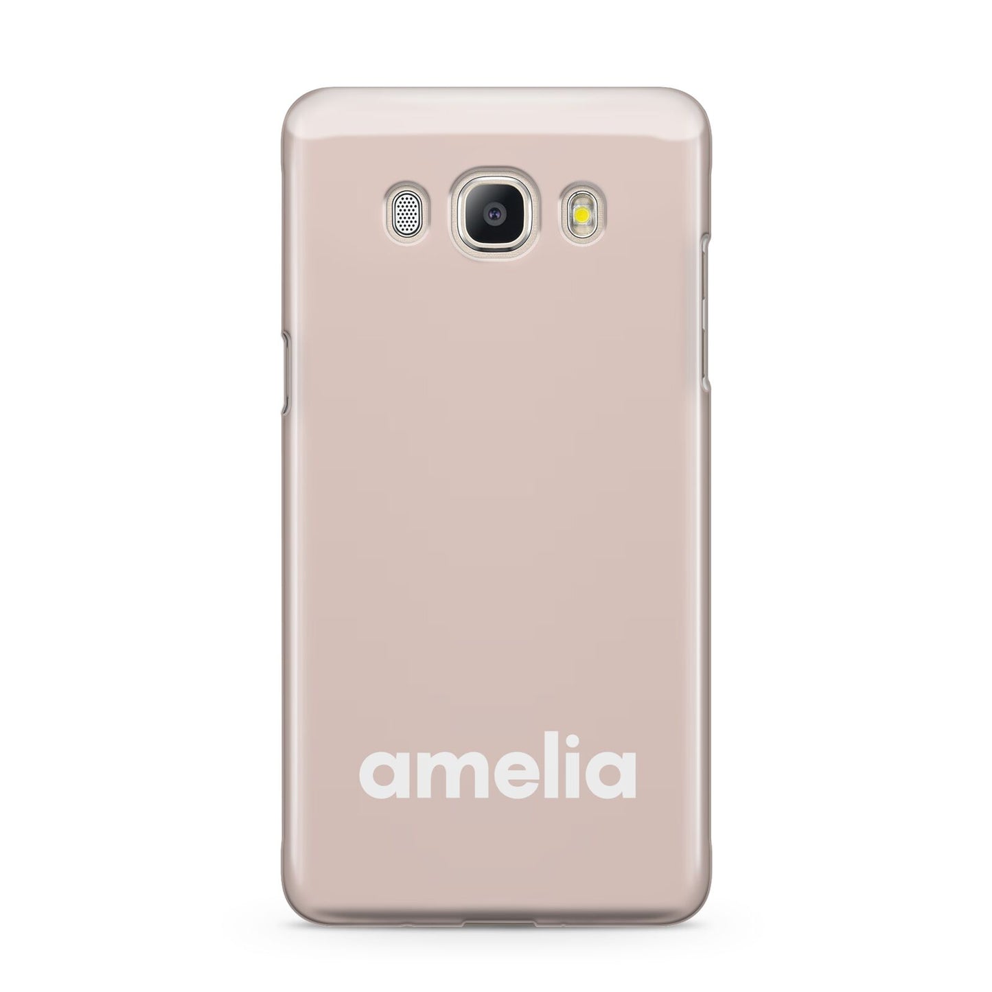 Simple Blush Pink with Name Samsung Galaxy J5 2016 Case
