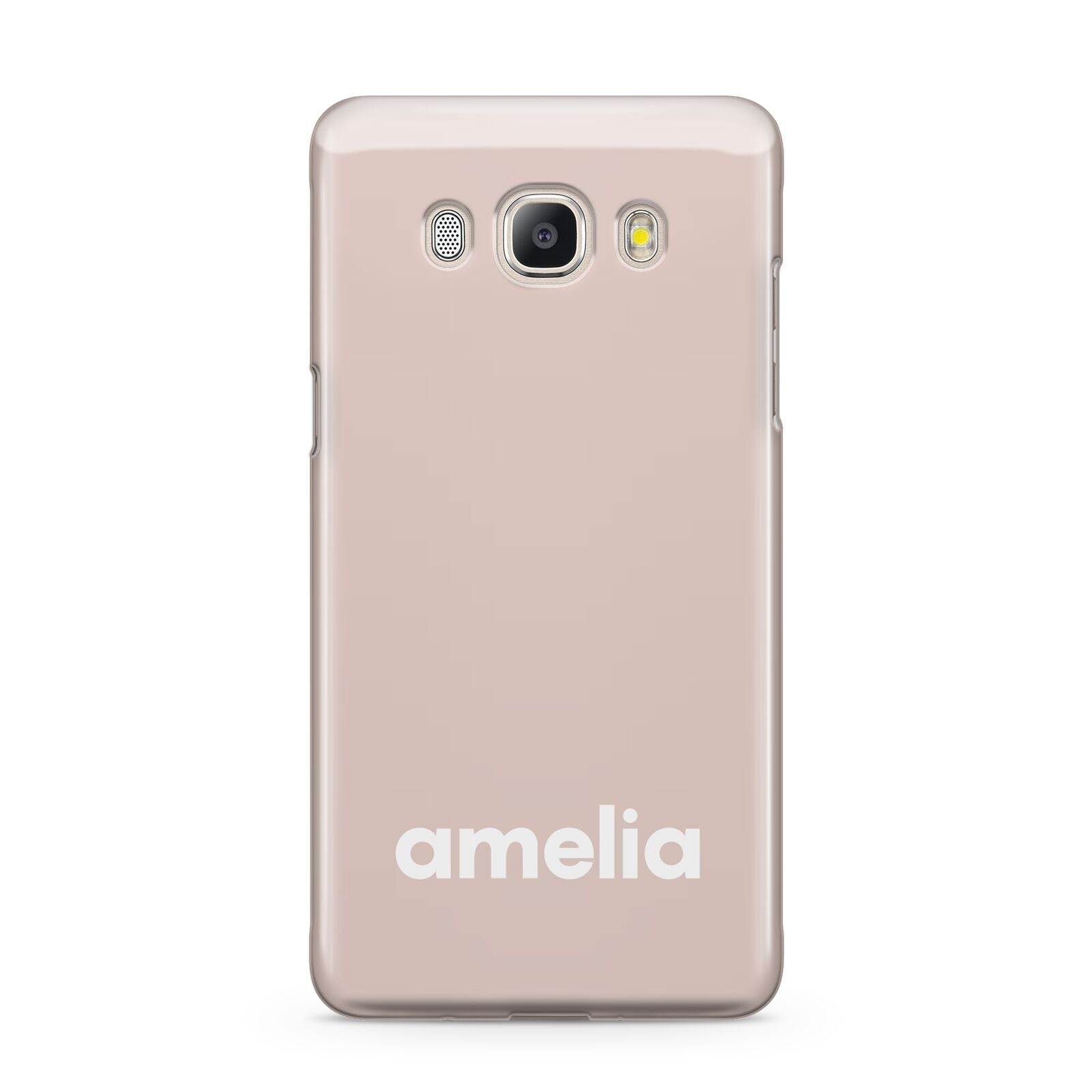 Simple Blush Pink with Name Samsung Galaxy J5 2016 Case