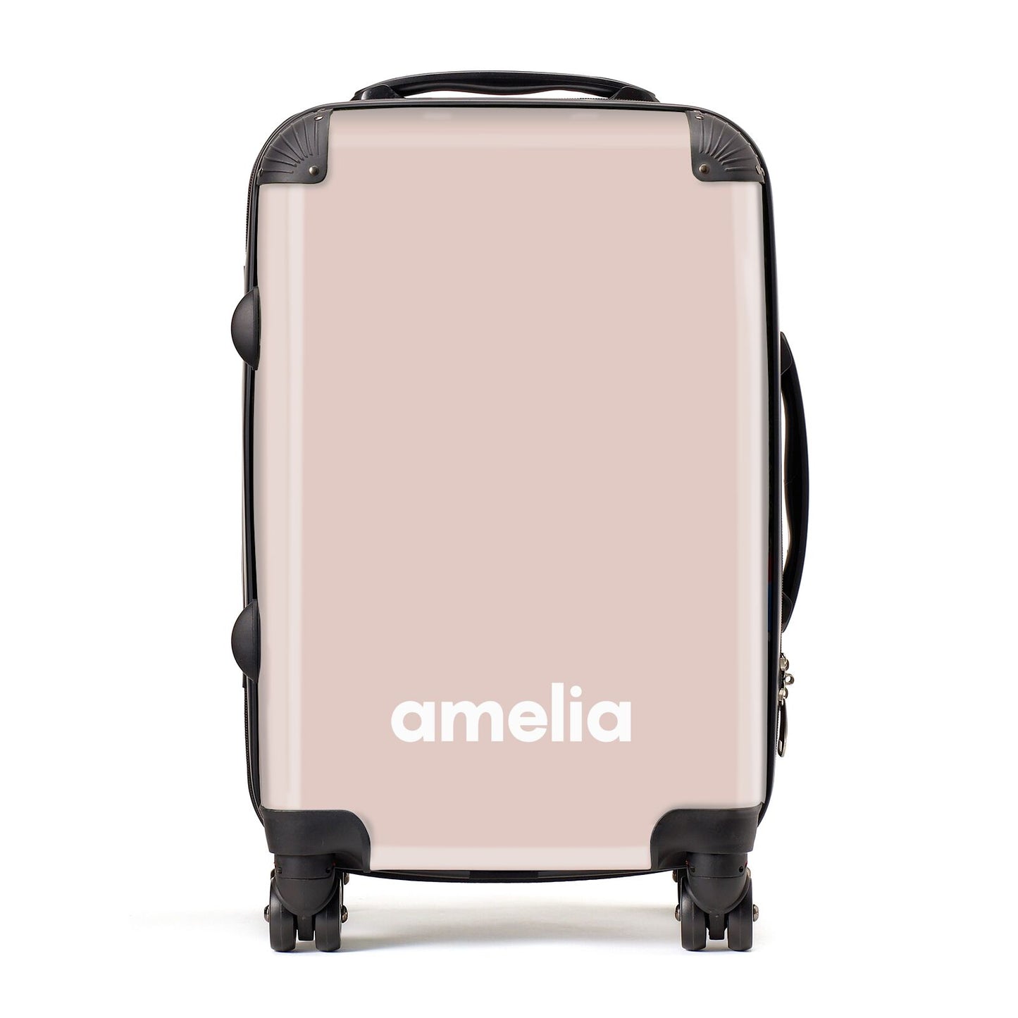Simple Blush Pink with Name Suitcase