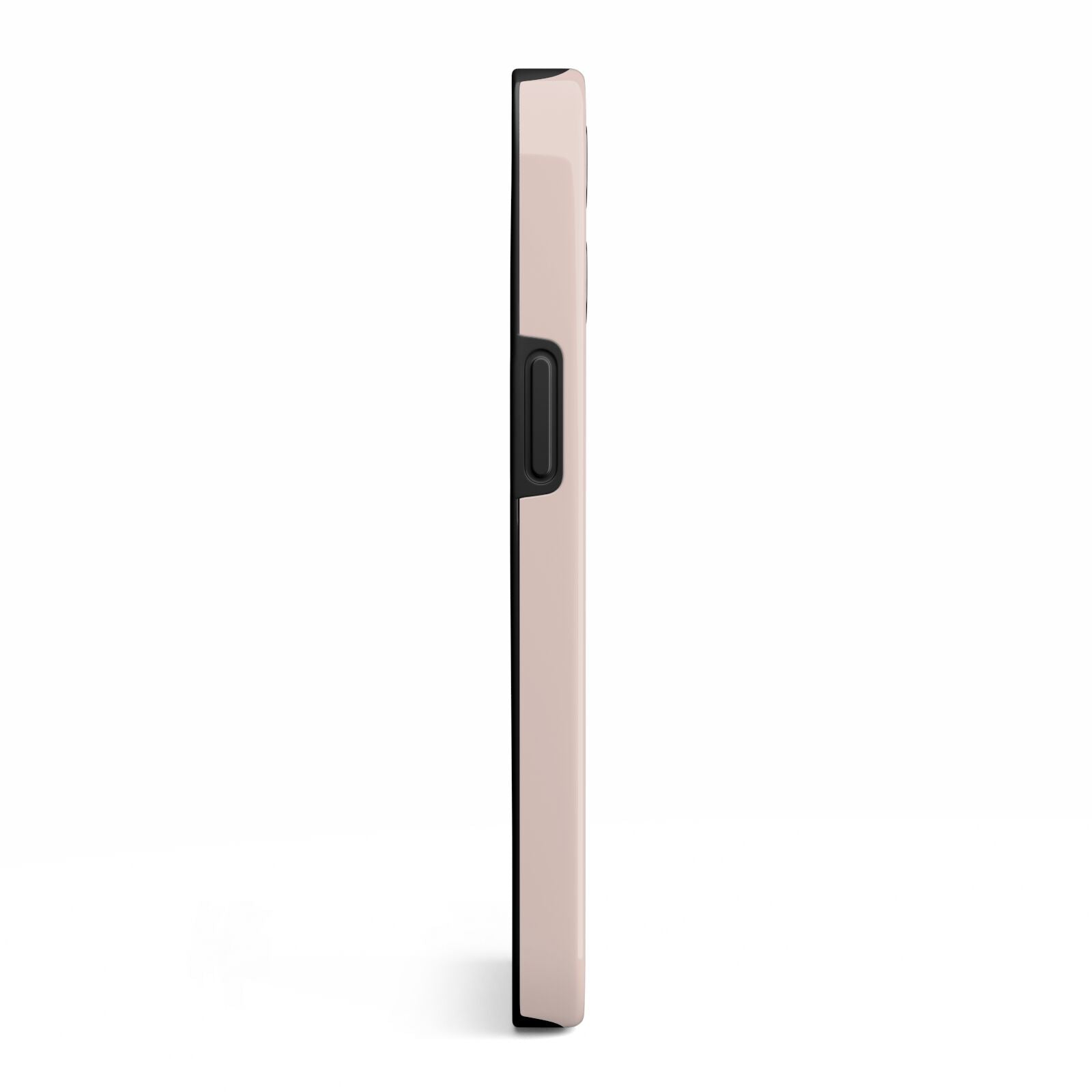 Simple Blush Pink with Name iPhone 13 Pro Side Image 3D Tough Case