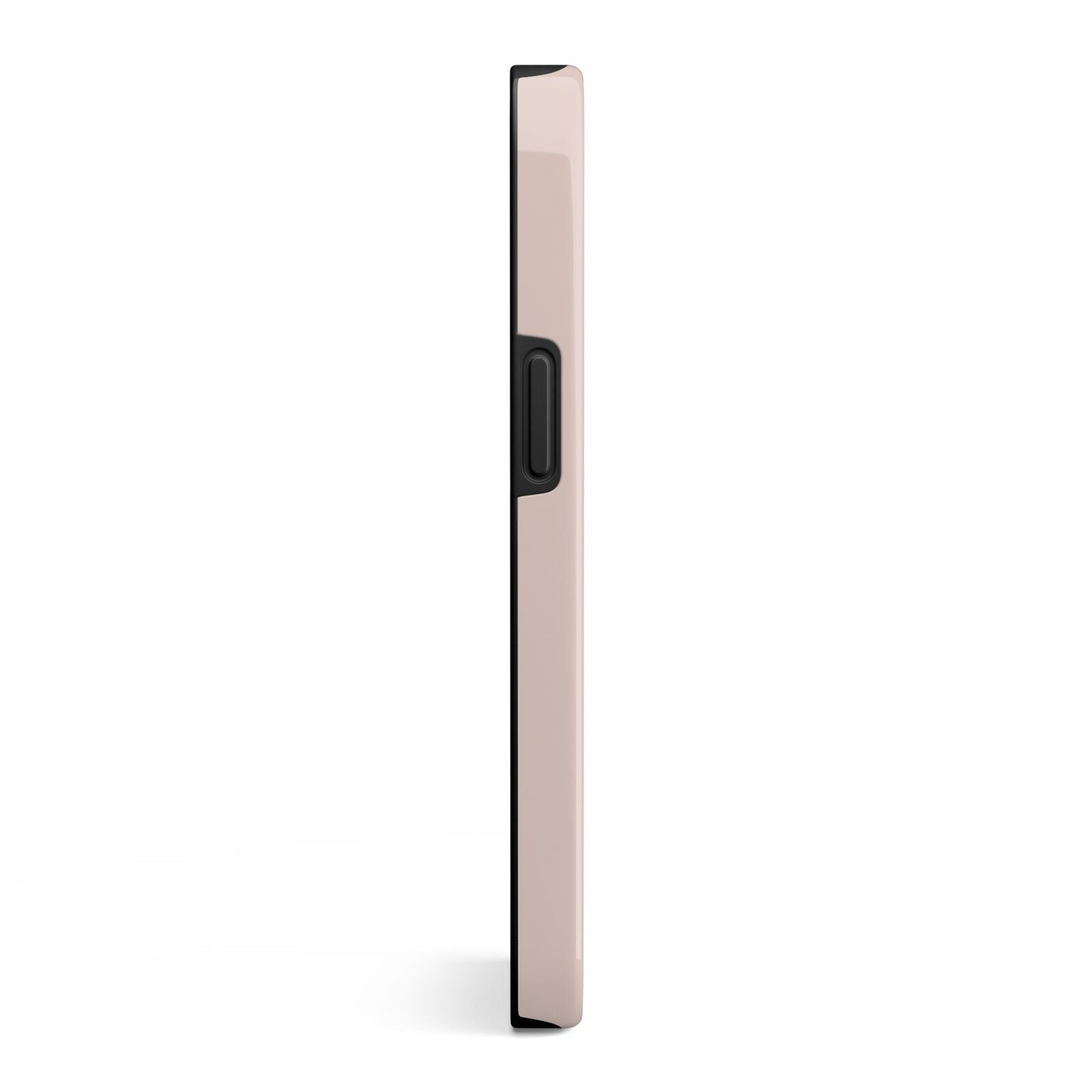 Simple Blush Pink with Name iPhone 13 Side Image 3D Tough Case