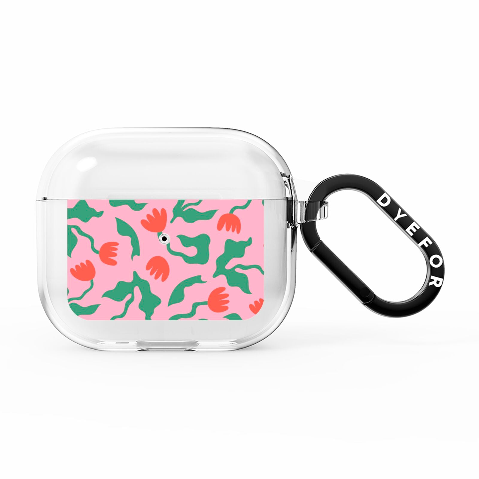 Simple Floral AirPods Clear Case 3rd Gen