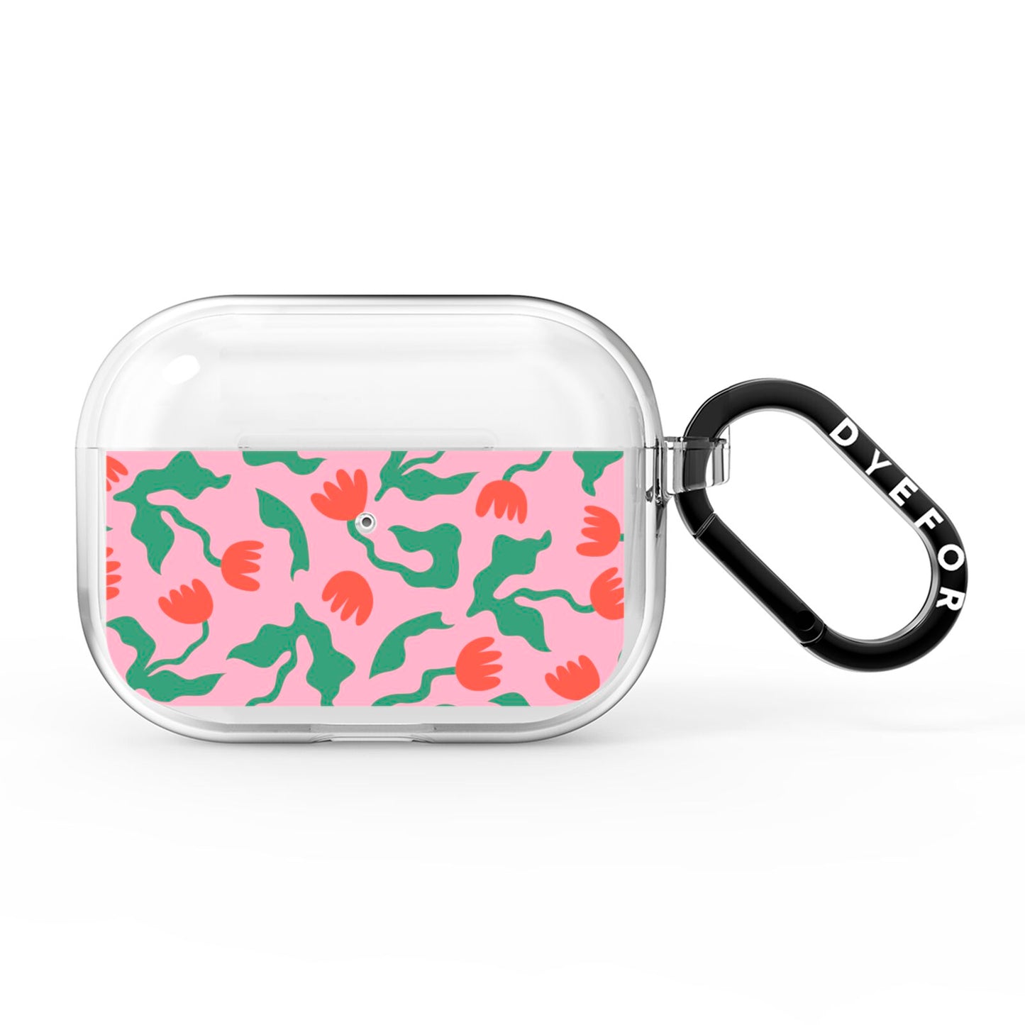 Simple Floral AirPods Pro Clear Case