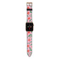 Simple Floral Apple Watch Strap with Gold Hardware