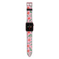 Simple Floral Apple Watch Strap with Rose Gold Hardware