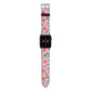 Simple Floral Apple Watch Strap with Silver Hardware