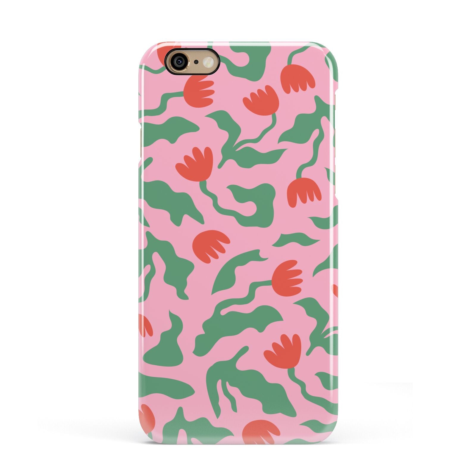 Simple Floral Apple iPhone 6 3D Snap Case
