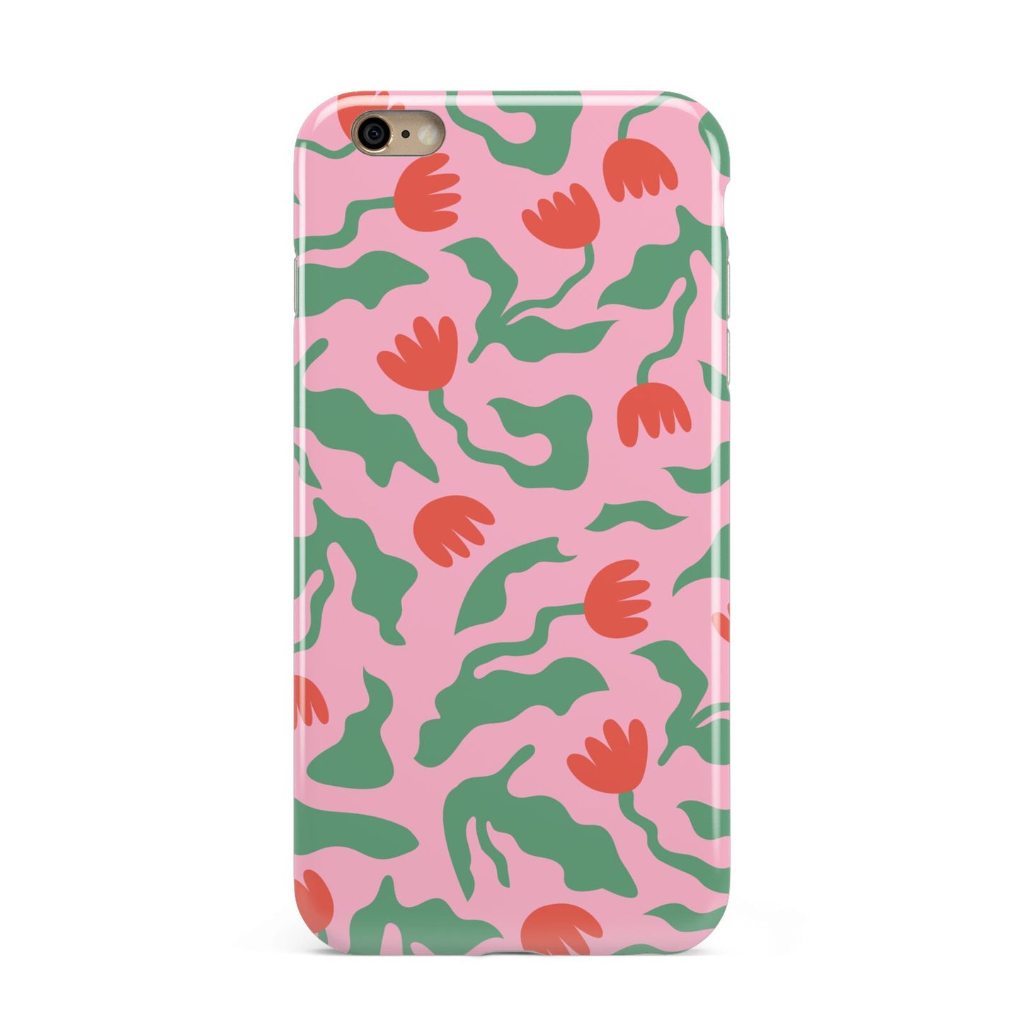 Simple Floral Apple iPhone 6 Plus 3D Tough Case