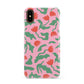 Simple Floral Apple iPhone XS 3D Snap Case