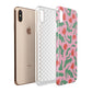 Simple Floral Apple iPhone Xs Max 3D Tough Case Expanded View