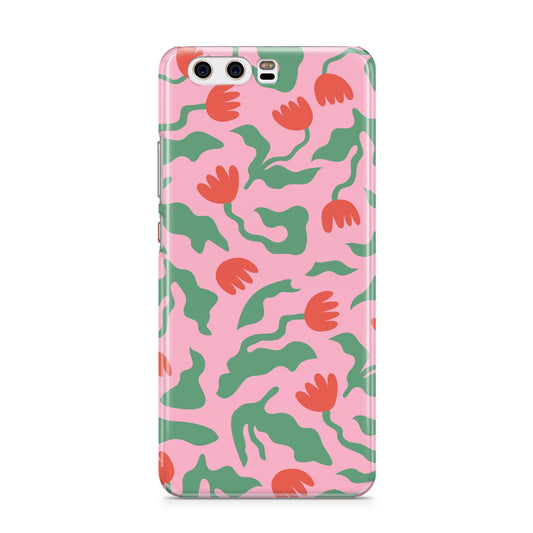 Simple Floral Huawei P10 Phone Case