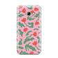 Simple Floral Samsung Galaxy A3 2017 Case on gold phone