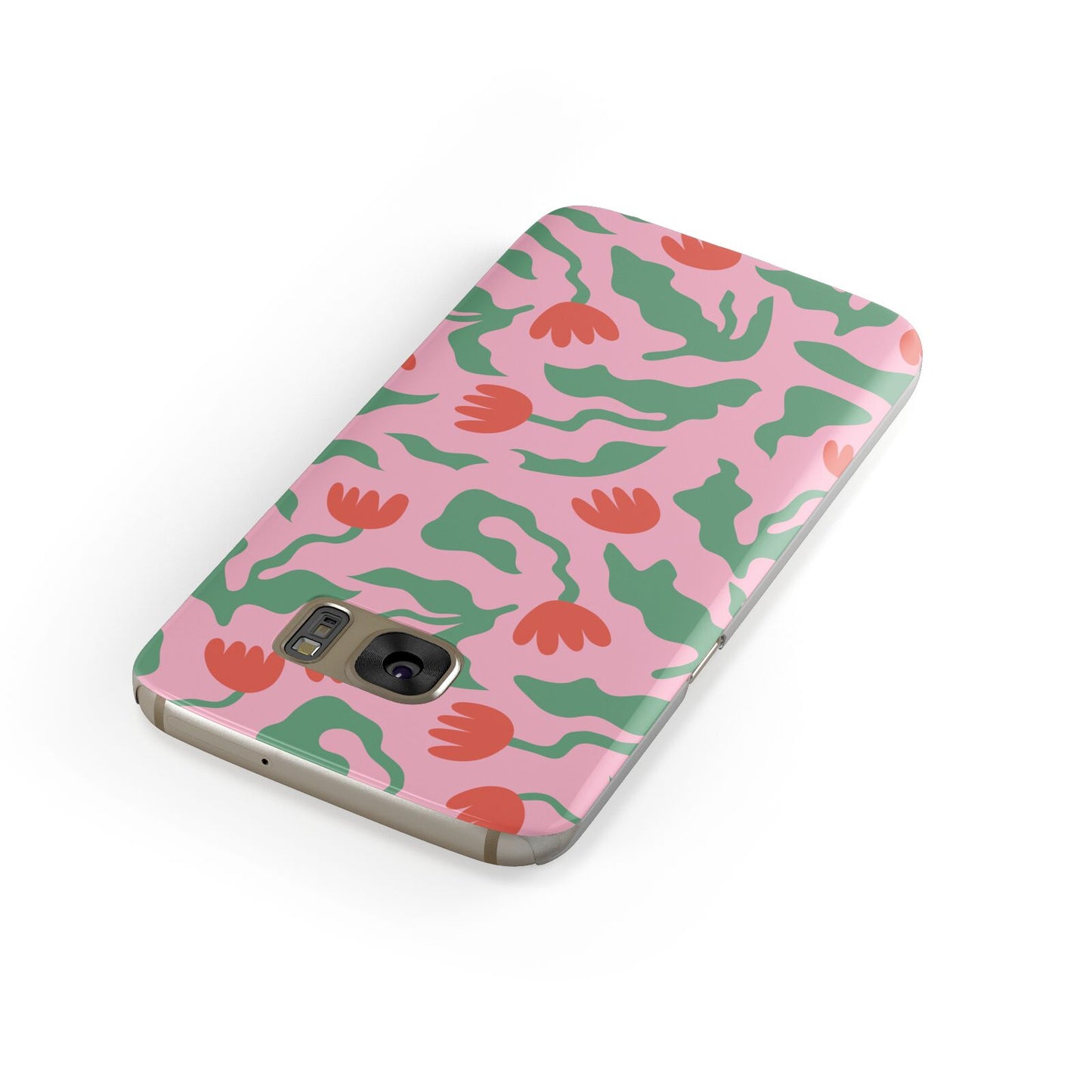 Simple Floral Samsung Galaxy Case Front Close Up