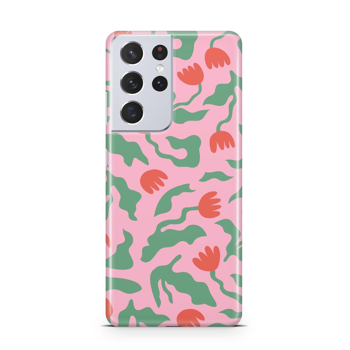 Simple Floral Samsung S21 Ultra Case