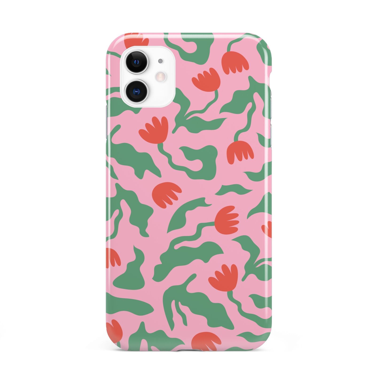 Simple Floral iPhone 11 3D Tough Case