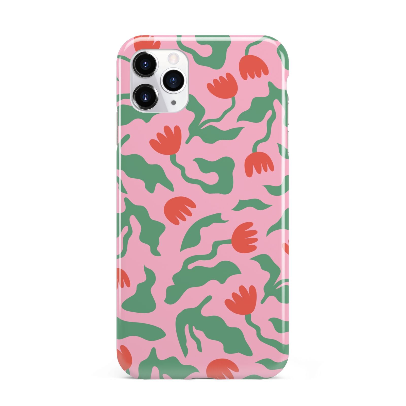 Simple Floral iPhone 11 Pro Max 3D Tough Case