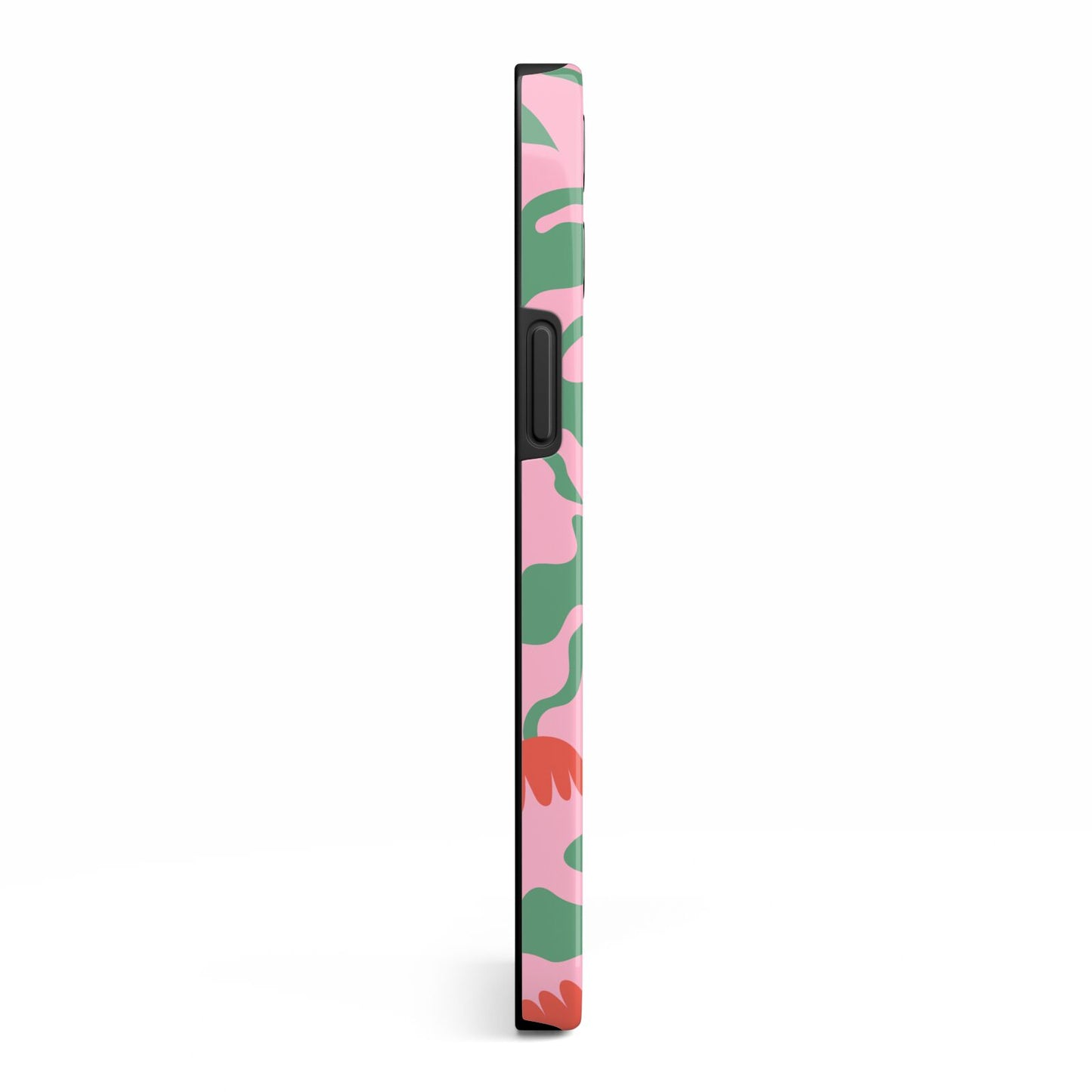 Simple Floral iPhone 13 Pro Max Side Image 3D Tough Case