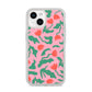 Simple Floral iPhone 14 Clear Tough Case Starlight