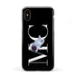Simple Personalised Astronaut with Initials Apple iPhone XS 3D Tough