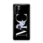 Simple Personalised Astronaut with Initials Huawei P30 Pro Phone Case