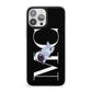 Simple Personalised Astronaut with Initials iPhone 13 Pro Max Clear Bumper Case