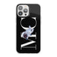 Simple Personalised Astronaut with Initials iPhone 13 Pro Max TPU Impact Case with White Edges