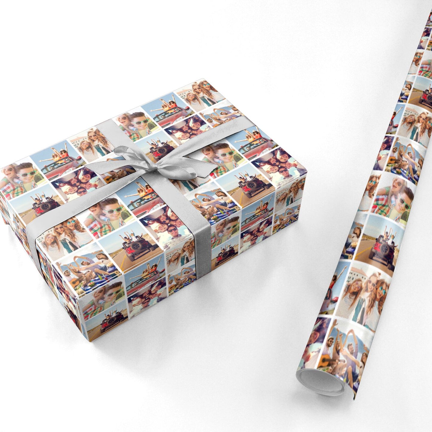 Six Photo Personalised Wrapping Paper