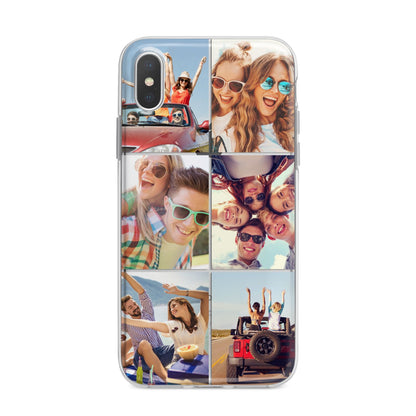 Six Photo iPhone X Bumper Case on Silver iPhone Alternative Image 1