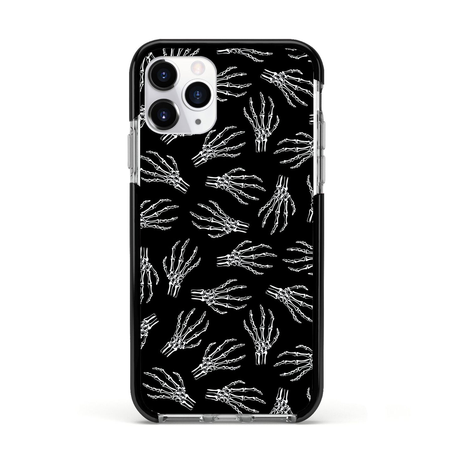 Skeleton Hands Apple iPhone 11 Pro in Silver with Black Impact Case