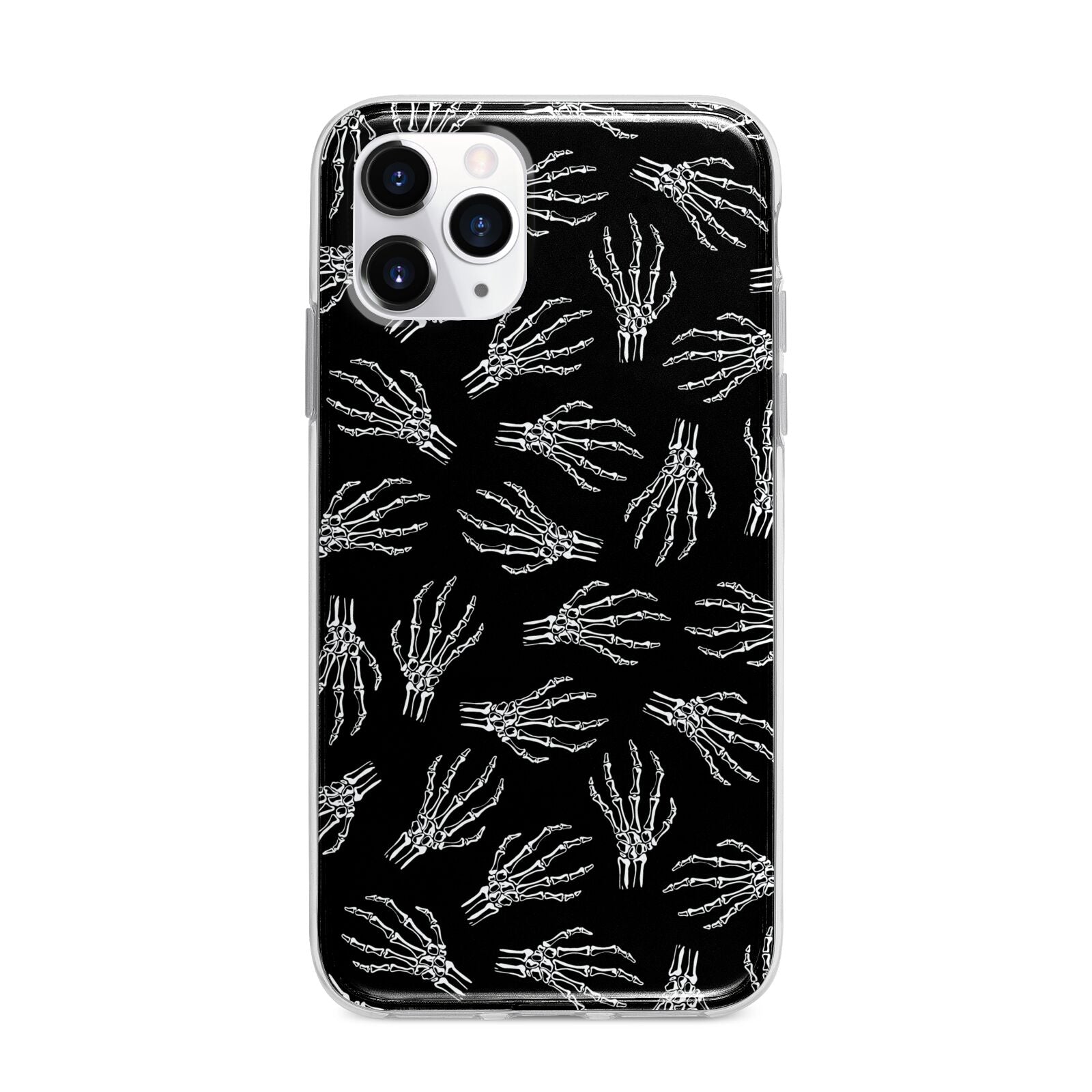 Skeleton Hands Apple iPhone 11 Pro in Silver with Bumper Case