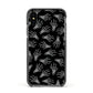 Skeleton Hands Apple iPhone Xs Impact Case Black Edge on Black Phone