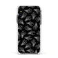 Skeleton Hands Apple iPhone Xs Impact Case White Edge on Black Phone