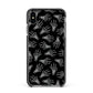Skeleton Hands Apple iPhone Xs Max Impact Case Black Edge on Black Phone