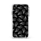Skeleton Hands Apple iPhone Xs Max Impact Case White Edge on Silver Phone