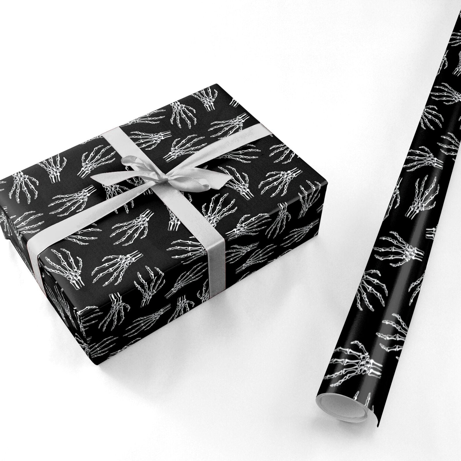 Skeleton Hands Personalised Wrapping Paper