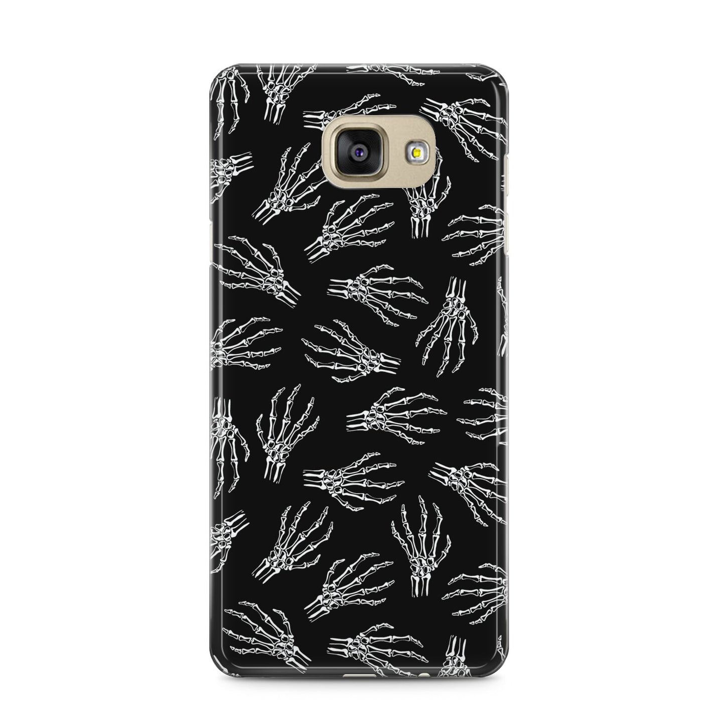 Skeleton Hands Samsung Galaxy A5 2016 Case on gold phone