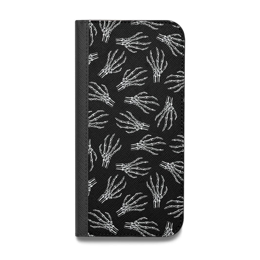 Skeleton Hands Vegan Leather Flip Samsung Case
