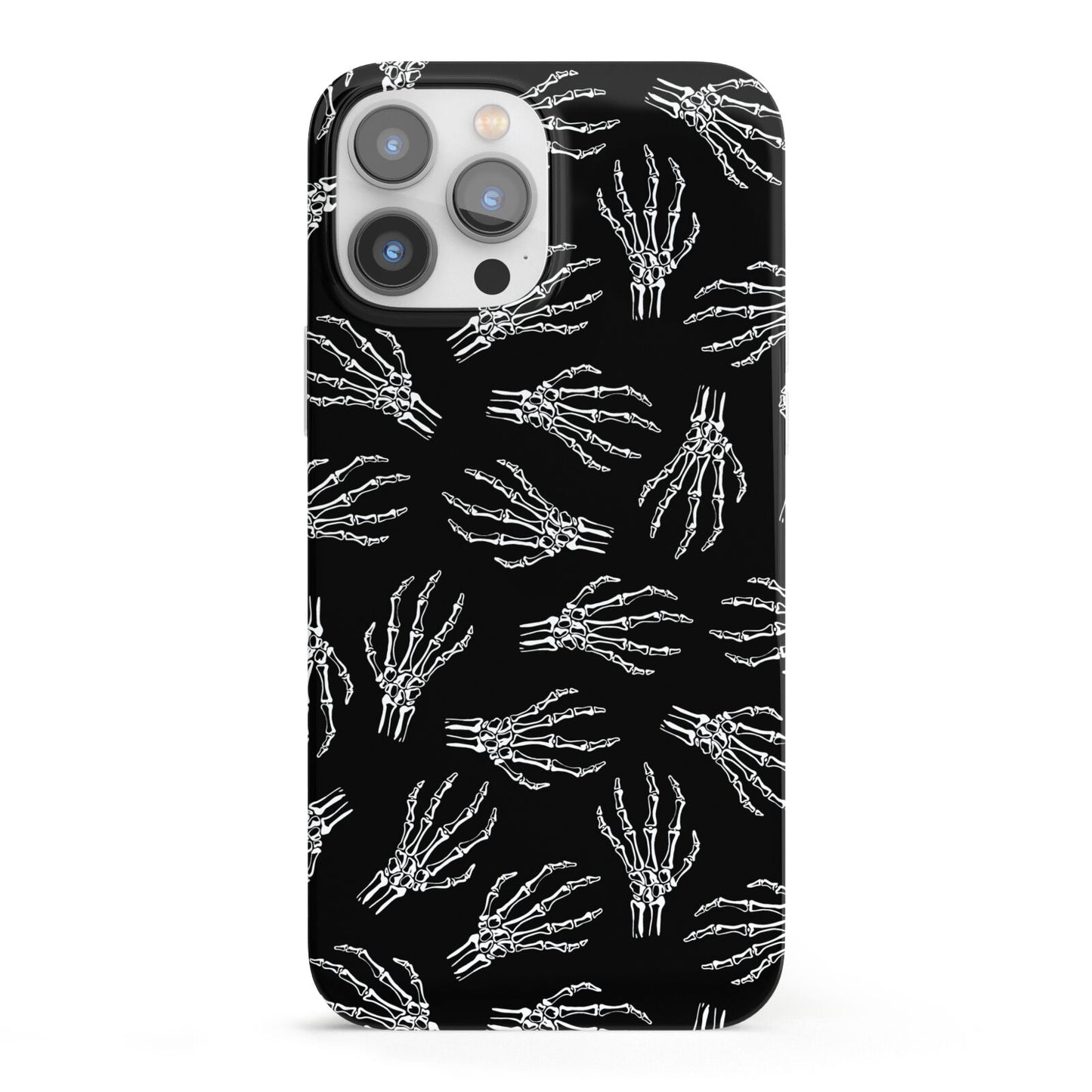 Skeleton Hands iPhone 13 Pro Max Full Wrap 3D Snap Case