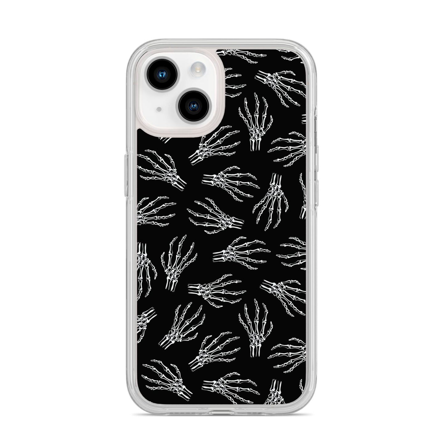 Skeleton Hands iPhone 14 Clear Tough Case Starlight