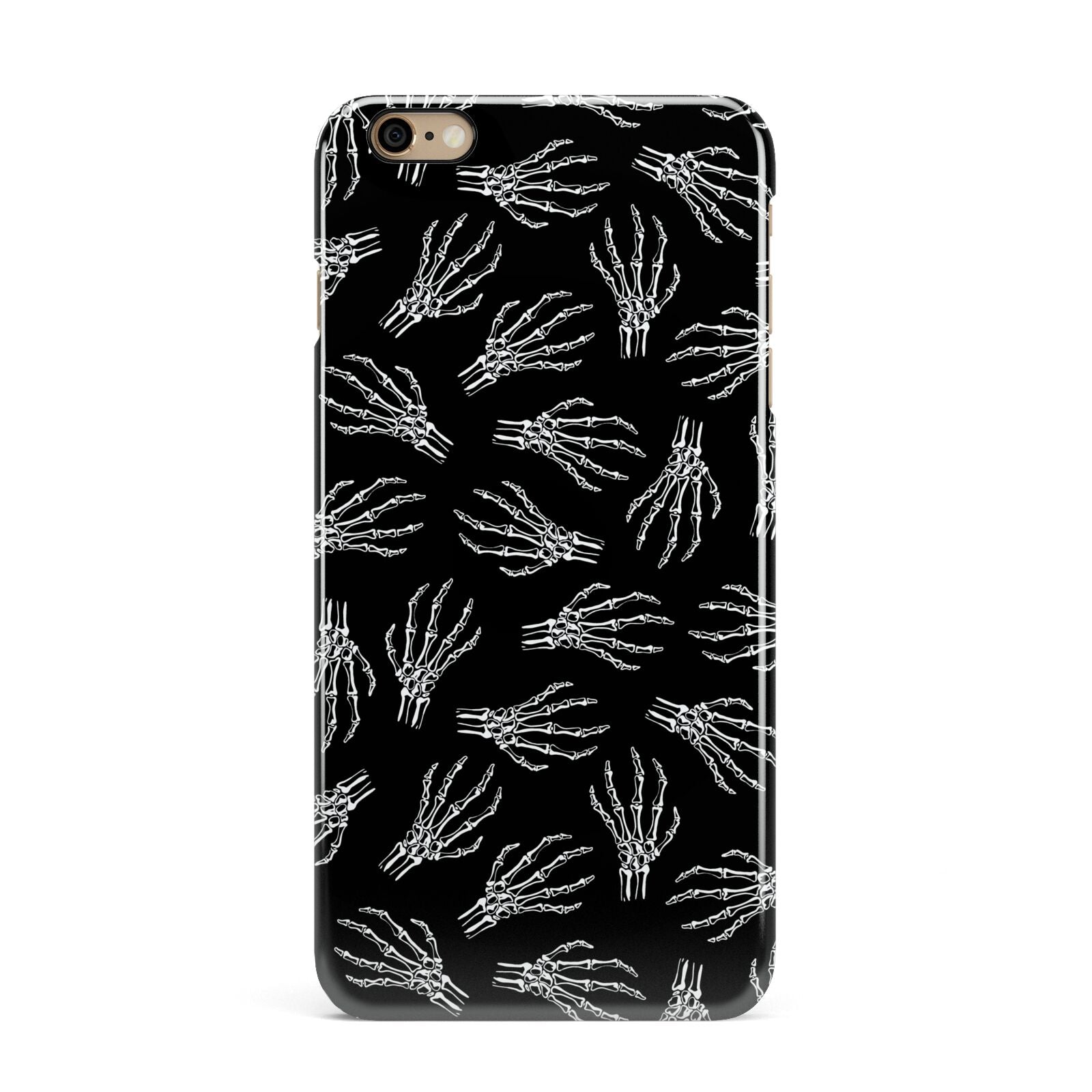 Skeleton Hands iPhone 6 Plus 3D Snap Case on Gold Phone