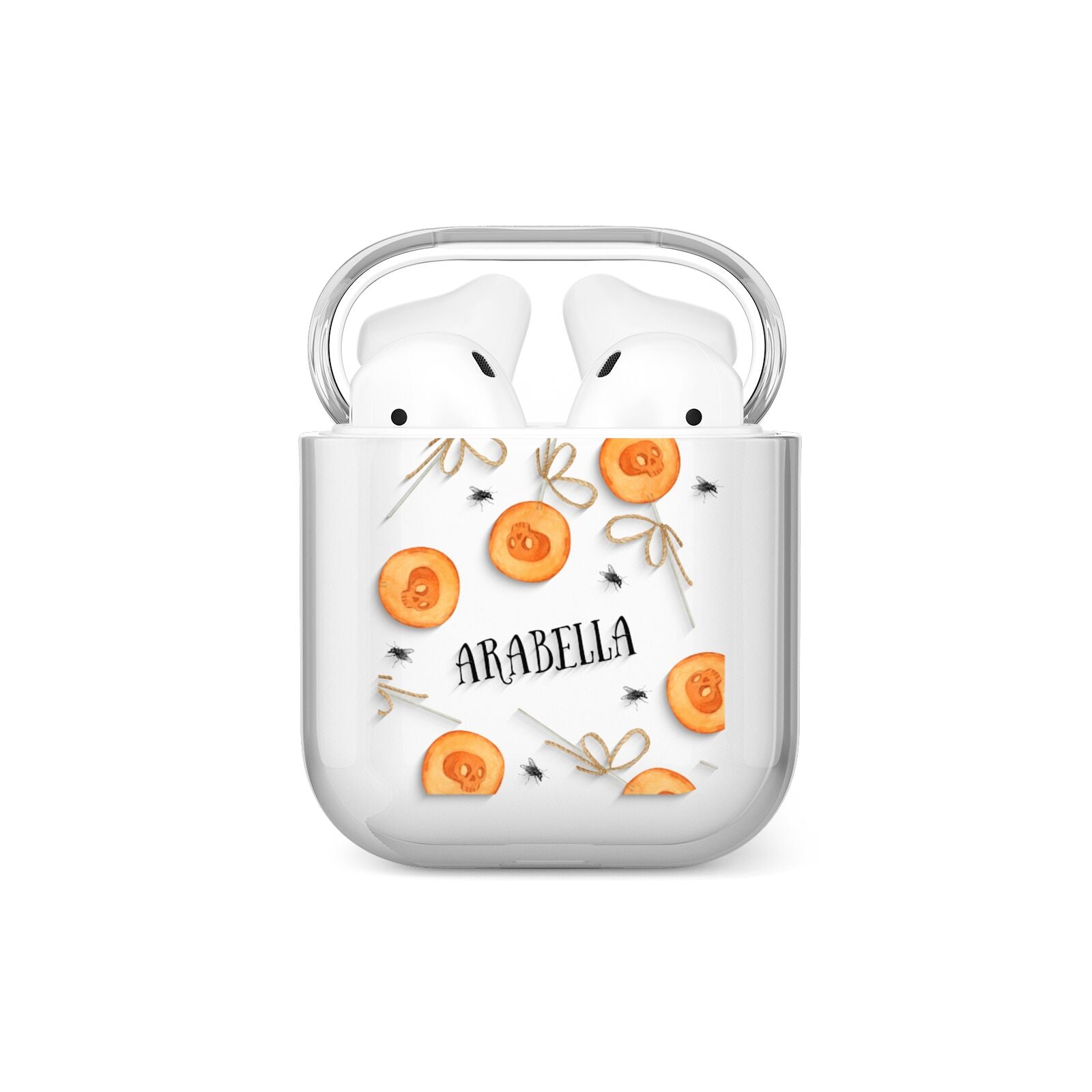 Skull Lollipops Custom Halloween AirPods Case