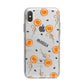 Skull Lollipops Custom Halloween iPhone X Bumper Case on Silver iPhone Alternative Image 1