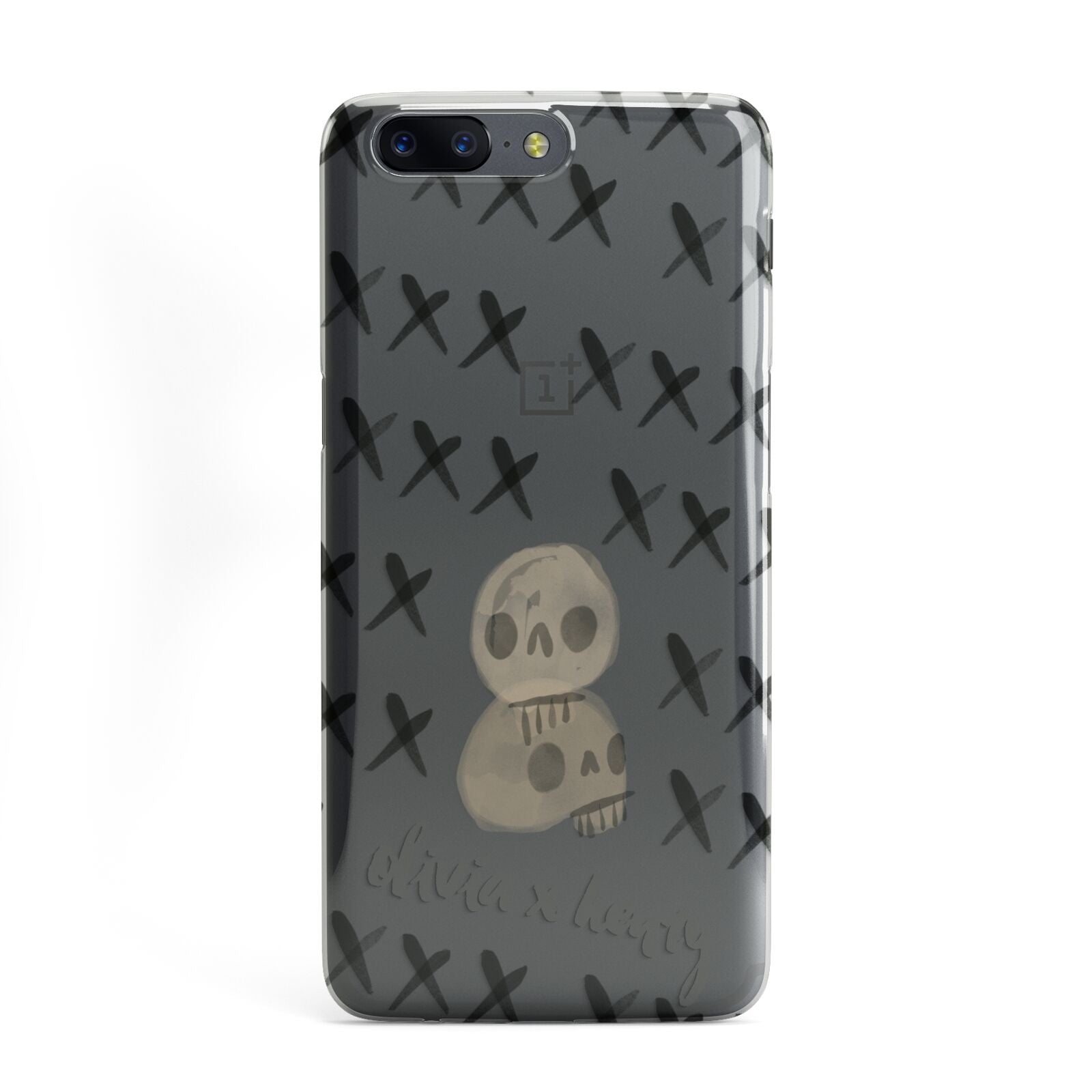 Skulls and Kisses Personalised OnePlus Case