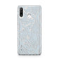 Sky Blue Snakeskin Huawei P30 Lite Phone Case