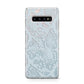 Sky Blue Snakeskin Protective Samsung Galaxy Case