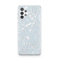 Sky Blue Snakeskin Samsung A32 5G Case